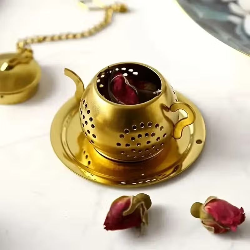 Golden Teapot Tea Infuser