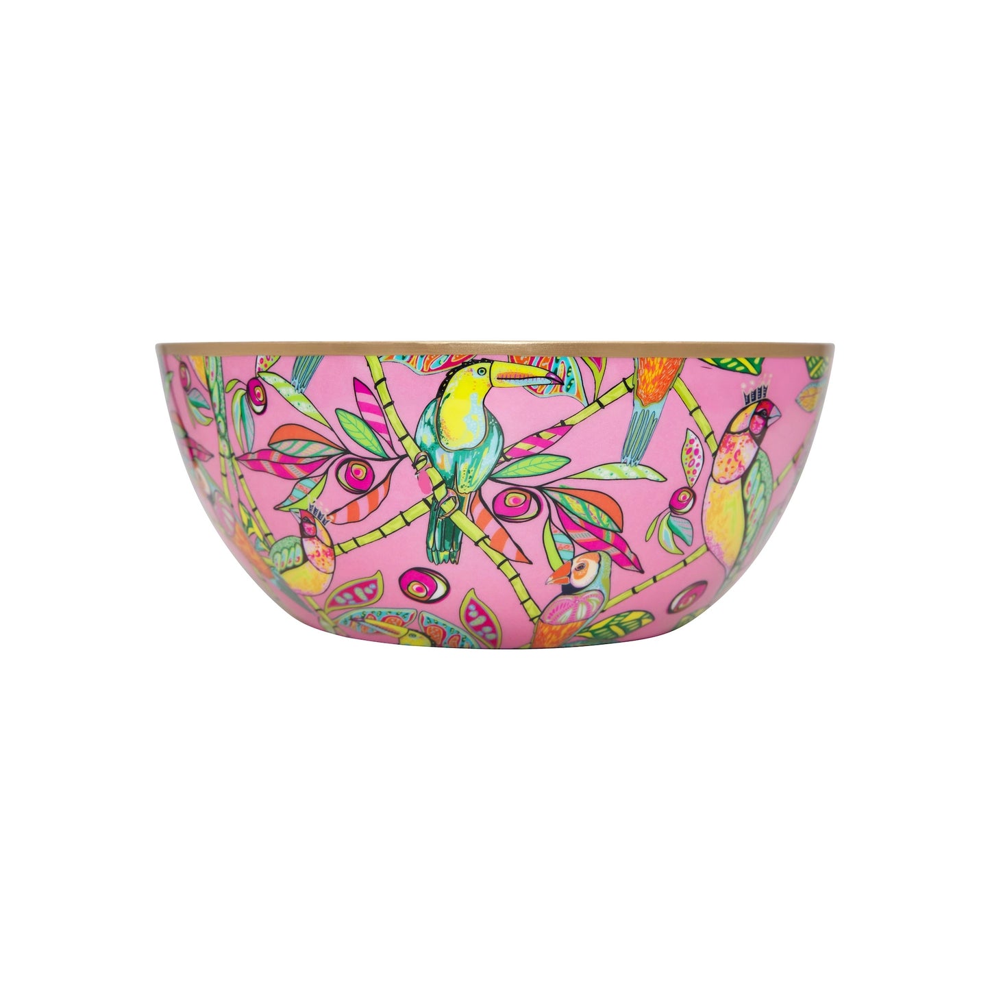 Bamboo Paradise Enameled Bowl