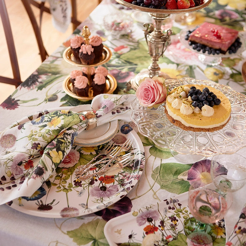 Garden Floral Serving Tray