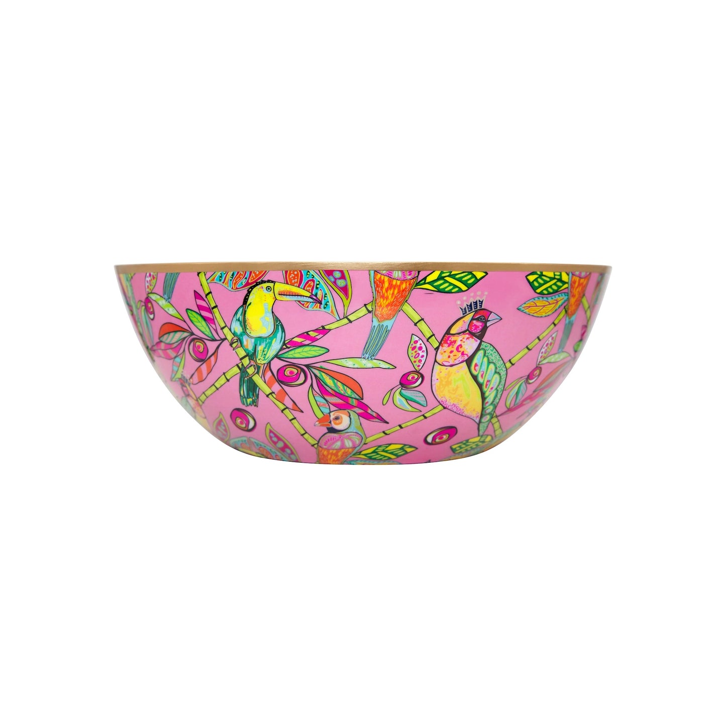 Bamboo Paradise Enameled Bowl