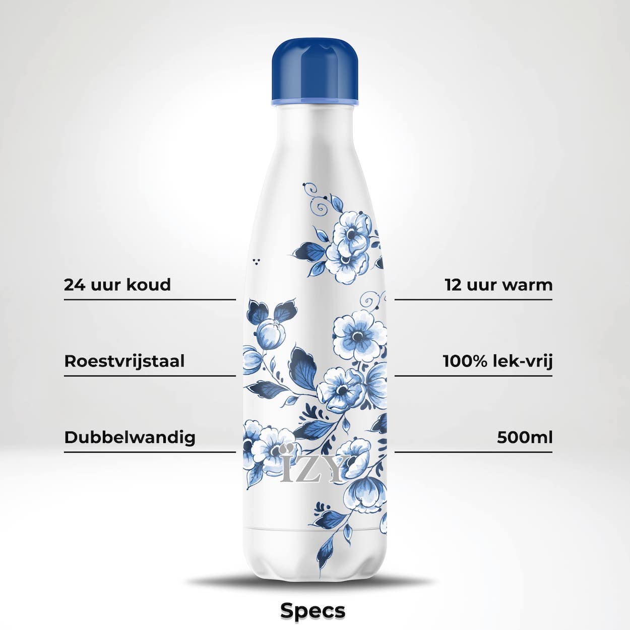 Delfts Blauw Insulated Bottle