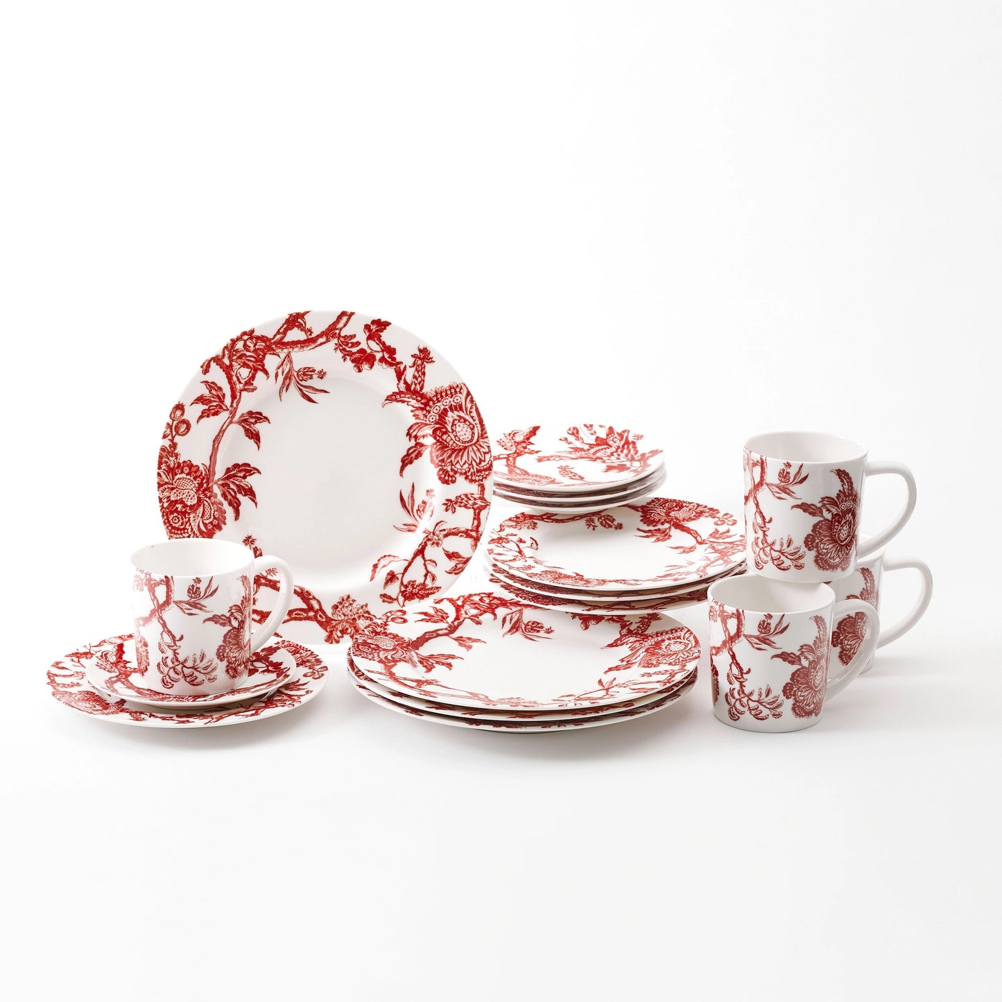 Crimson Vines Dinner Plate