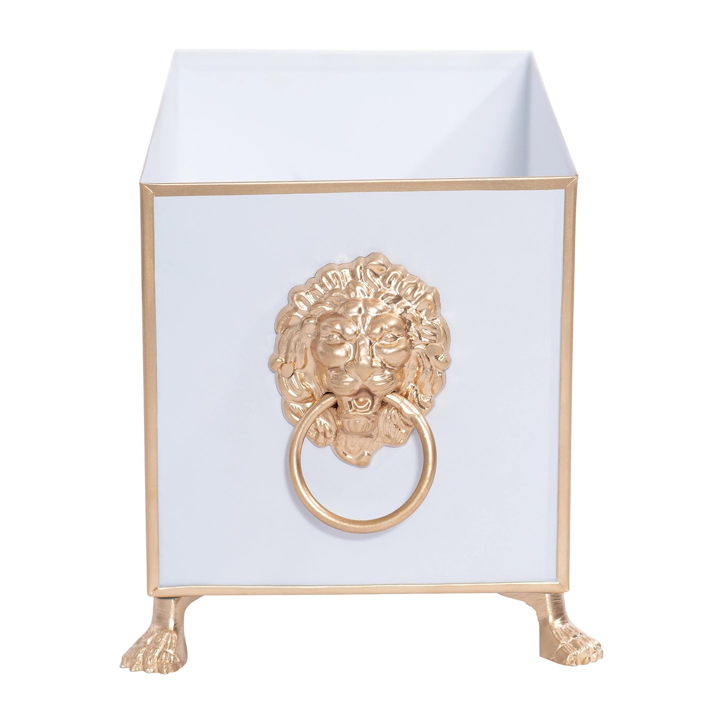 Lion's Head Rectangluar Cachepot