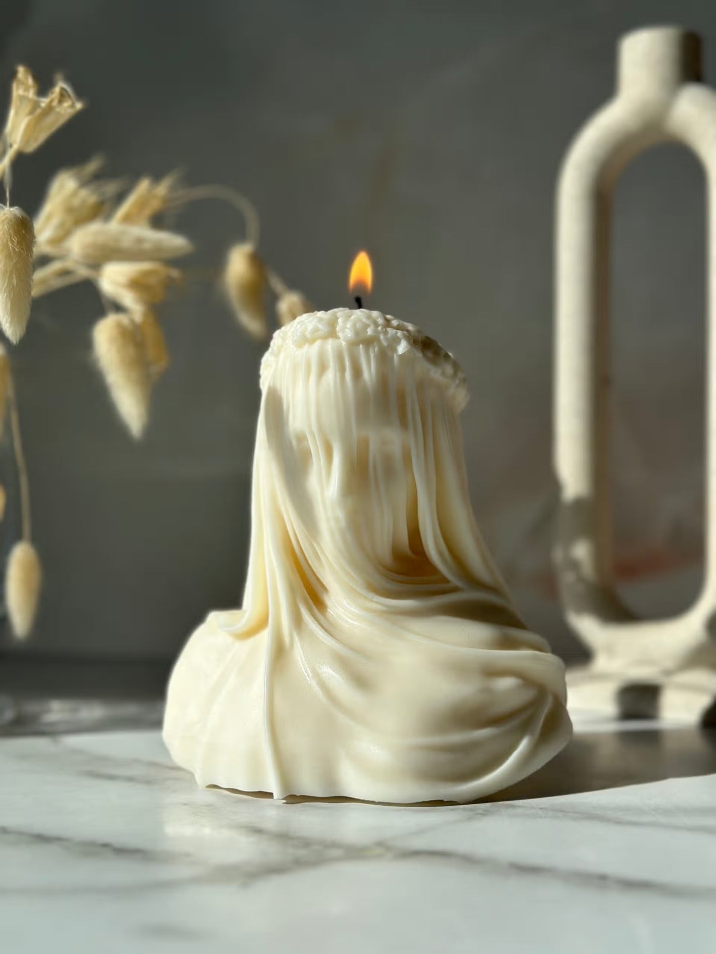 Veiled Woman Candle