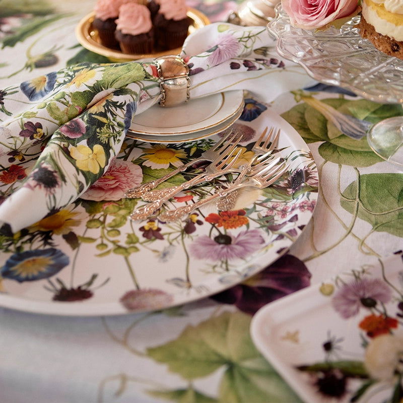 Garden Floral Serving Tray