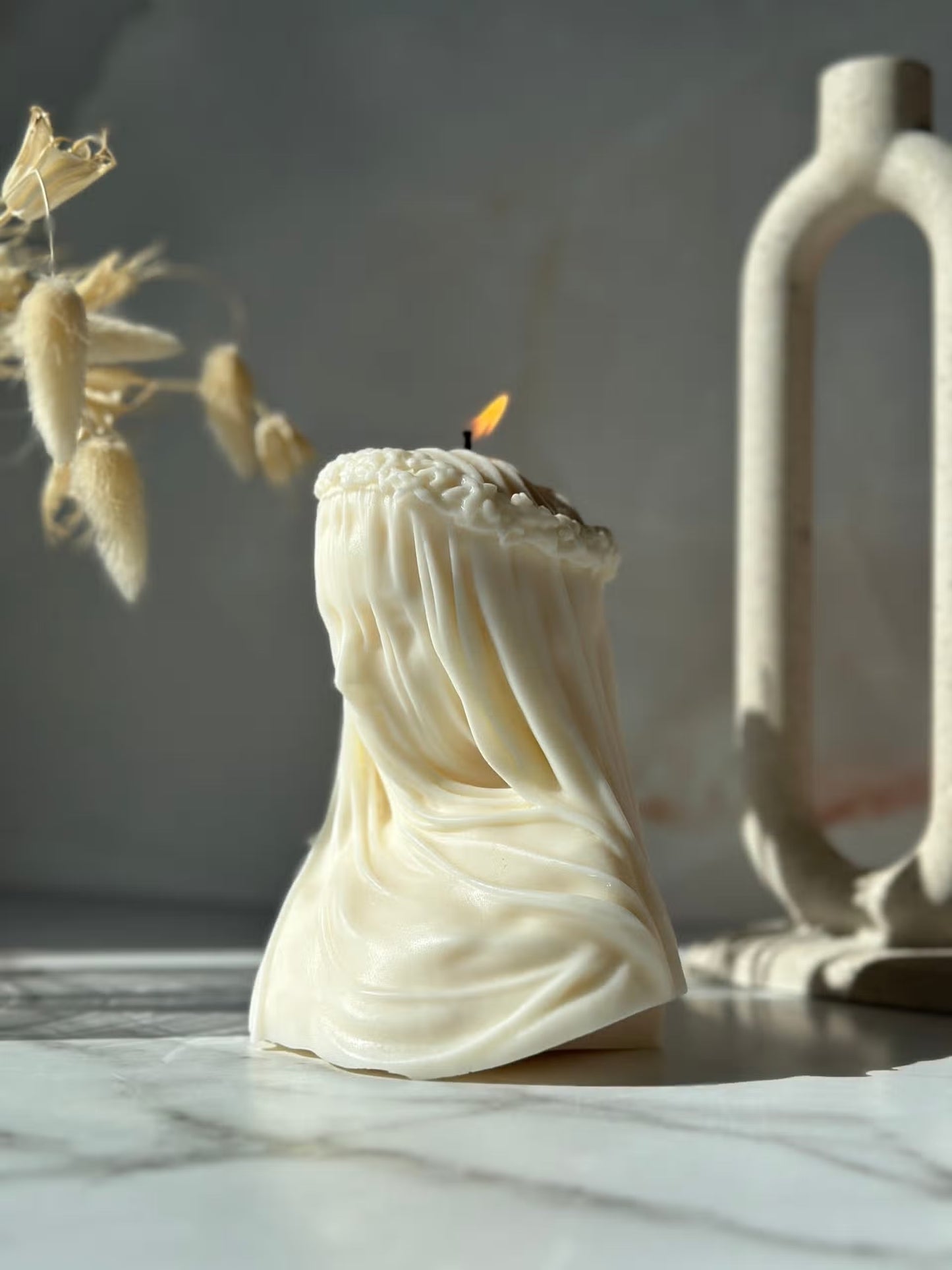 Veiled Woman Candle