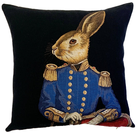 Royal Hare Pillow Cover