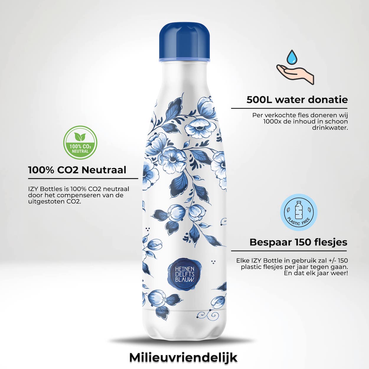 Delfts Blauw Insulated Bottle